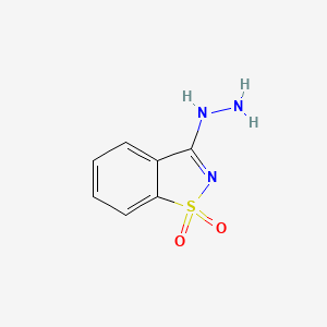 3-Hydrazino-1,2-benzisothiazole 1,1-dioxide