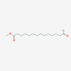 molecular formula C15H28O3 B12959299 Methyl 14-oxotetradecanoate CAS No. 70219-57-7