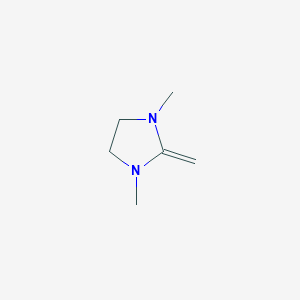 molecular formula C6H12N2 B12959306 1,3-Dimethyl-2-methyleneimidazolidine 