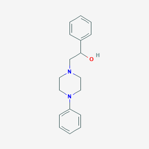 1-Phenyl-2-(4-phenylpiperazino)-1-ethanol