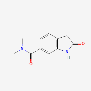 molecular formula C11H12N2O2 B12959500 N,N-Dimethyl-2-oxoindoline-6-carboxamide 
