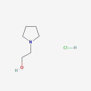 molecular formula C6H14ClNO B1295960 2-(Pyrrolidin-1-yl)ethanol hydrochloride CAS No. 30727-31-2