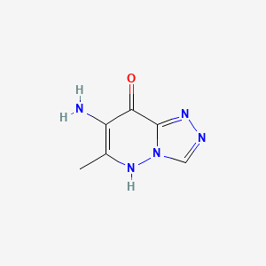 7-Amino-6-methyl-[1,2,4]triazolo[4,3-b]pyridazin-8-ol
