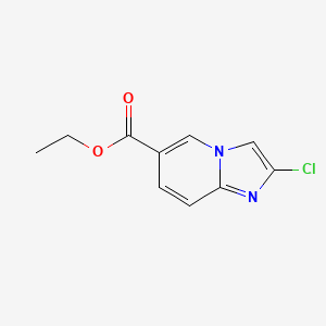 molecular formula C10H9ClN2O2 B12959651 Ethyl 2-chloroimidazo[1,2-a]pyridine-6-carboxylate 