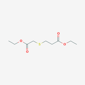 Ethyl 3-[(2-ethoxy-2-oxoethyl)sulfanyl]propanoate