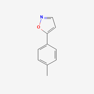 molecular formula C10H9NO B1295977 5-(4-Methylphenyl)isoxazole CAS No. 7064-35-9