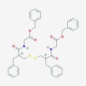molecular formula C₃₈H₄₀N₂O₆S₂ B129598 Unii-xfe6MG8rxu CAS No. 141437-88-9