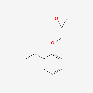 molecular formula C11H14O2 B1295982 2-[(2-Ethylphenoxy)methyl]oxirane CAS No. 15620-78-7