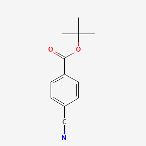 molecular formula C12H13NO2 B1295984 Tert-butyl 4-cyanobenzoate CAS No. 55696-50-9