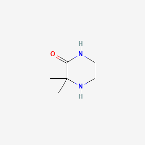 molecular formula C6H12N2O B1295987 3,3-Dimethylpiperazin-2-one CAS No. 22476-74-0