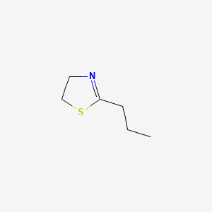molecular formula C6H11NS B1295990 2-Propyl-4,5-dihydrothiazole CAS No. 23185-09-3