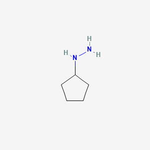 molecular formula C5H12N2 B1295993 Cyclopentylhydrazine CAS No. 30923-92-3