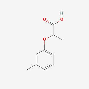 molecular formula C10H12O3 B1295994 2-(3-Methylphenoxy)propanoic acid CAS No. 25140-95-8