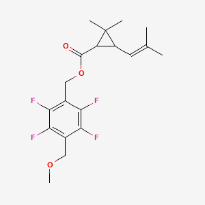 molecular formula C19H22F4O3 B1295995 Dimefluthrin CAS No. 271241-14-6