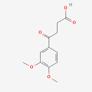 molecular formula C12H14O5 B1295999 4-(3,4-Dimethoxyphenyl)-4-oxobutanoic acid CAS No. 5333-34-6