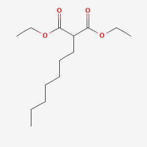 molecular formula C14H26O4 B1296000 二乙基2-庚基丙二酸酯 CAS No. 607-83-0