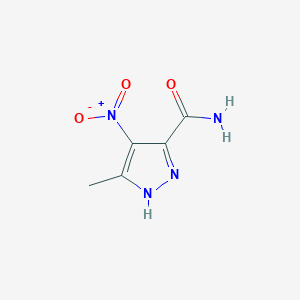 5-methyl-4-nitro-1H-pyrazole-3-carboxamide