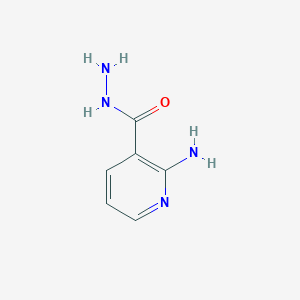 molecular formula C6H8N4O B1296011 2-Aminonicotinohydrazide CAS No. 5327-31-1