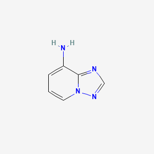 molecular formula C6H6N4 B1296019 [1,2,4]Triazolo[1,5-a]pyridin-8-amine CAS No. 31052-95-6