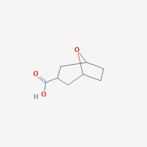 molecular formula C8H12O3 B1296020 8-Oxabicyclo[3.2.1]octane-3-carboxylic acid CAS No. 856176-37-9