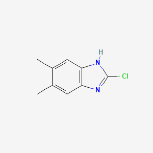 molecular formula C9H9ClN2 B1296027 2-chloro-5,6-dimethyl-1H-benzimidazole CAS No. 39791-96-3