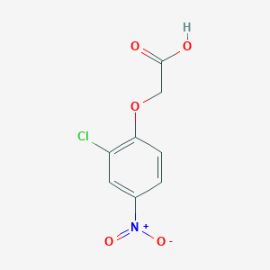 molecular formula C8H6ClNO5 B1296032 (2-Chloro-4-nitrophenoxy)acetic acid CAS No. 5037-04-7