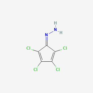 molecular formula C5H2Cl4N2 B1296035 NSC126405 CAS No. 17581-52-1