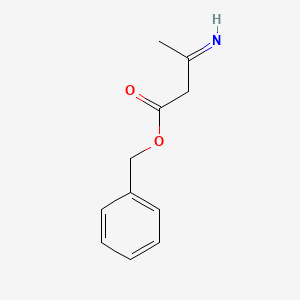 molecular formula C11H13NO2 B12960387 Benzyl 3-iminobutanoate 
