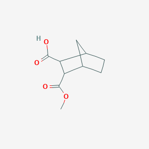 molecular formula C10H14O4 B1296039 3-(Methoxycarbonyl)bicyclo[2.2.1]heptane-2-carboxylic acid CAS No. 76232-01-4