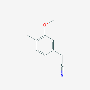 molecular formula C10H11NO B1296043 3-Methoxy-4-methylphenylacetonitrile CAS No. 64829-31-8