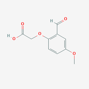 molecular formula C10H10O5 B1296044 2-(2-Formyl-4-methoxyphenoxy)acetic acid CAS No. 24589-93-3
