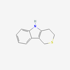 molecular formula C11H11NS B1296047 1,3,4,5-Tetrahydrothiopyrano[4,3-b]indole CAS No. 7076-17-7