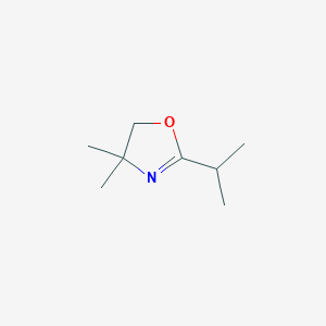 molecular formula C8H15NO B1296048 2-Isopropyl-4,4-dimethyl-4,5-dihydro-1,3-oxazole CAS No. 34575-25-2