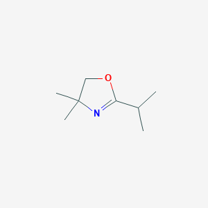 B1296048 2-Isopropyl-4,4-dimethyl-4,5-dihydro-1,3-oxazole CAS No. 34575-25-2