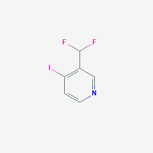 molecular formula C6H4F2IN B12960484 3-(Difluoromethyl)-4-iodopyridine 