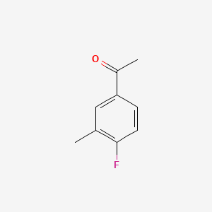 molecular formula C9H9FO B1296049 1-(4-Fluoro-3-methylphenyl)ethanone CAS No. 369-32-4