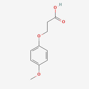 molecular formula C10H12O4 B1296055 3-(4-Methoxyphenoxy)propanoic acid CAS No. 20811-60-3