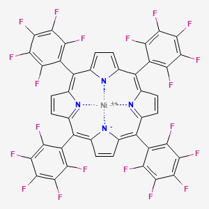 molecular formula C44H8F20N4Ni B12960652 Ni(II) meso-Tetra(pentafluorophenyl) porphine 