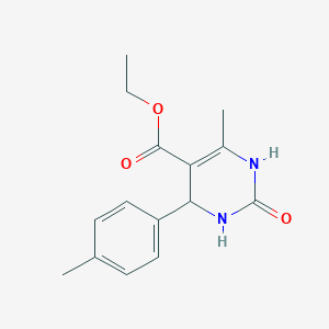 Ethyl 6-methyl-4-(4-methylphenyl)-2-oxo-1,2,3,4-tetrahydro-5-pyrimidinecarboxylate