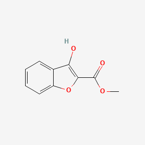 molecular formula C10H8O4 B1296068 Methyl 3-hydroxybenzofuran-2-carboxylate CAS No. 5117-55-5