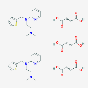 but-2-enedioic acid;N,N-dimethyl-N'-pyridin-2-yl-N'-(thiophen-2-ylmethyl)ethane-1,2-diamine
