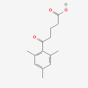 molecular formula C14H18O3 B1296070 5-氧代-5-(2,4,6-三甲苯基)戊酸 CAS No. 500892-07-9