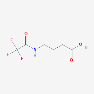 molecular formula C6H8F3NO3 B1296073 4-(2,2,2-Trifluoroacetamido)butanoic acid CAS No. 50632-83-2