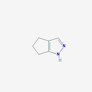 molecular formula C6H8N2 B1296075 1,4,5,6-Tetrahydrocyclopenta[c]pyrazole CAS No. 2214-03-1