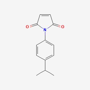 molecular formula C13H13NO2 B1296077 1-(4-isopropylphenyl)-1H-pyrrole-2,5-dione CAS No. 78987-56-1