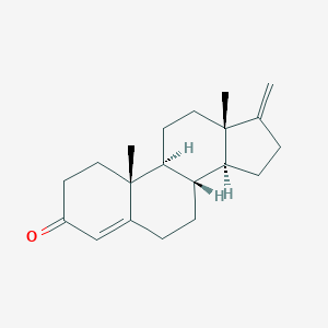 molecular formula C20H28O B129608 17-Methylideneandrost-4-en-3-one CAS No. 846-45-7