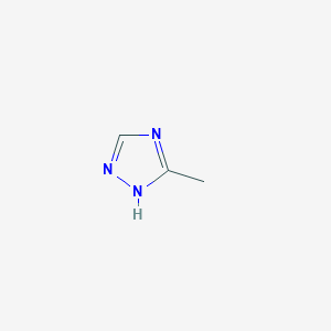 molecular formula C3H5N3 B1296081 3-Methyl-1H-1,2,4-triazole CAS No. 7170-01-6