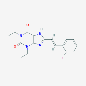 (E)-1,3-Diethyl-8-(2-fluorostyryl)xanthine