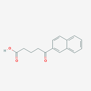 molecular formula C15H14O3 B1296090 5-(2-Naphthyl)-5-oxovaleric acid CAS No. 59345-42-5