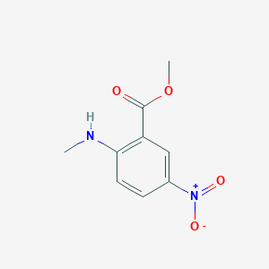 molecular formula C9H10N2O4 B1296092 Methyl 2-(methylamino)-5-nitrobenzoate CAS No. 3558-14-3